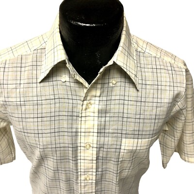 penneys dress shirts Vintage 60s Dress Shirt Mens M Deadstock Penneys Tri Collar 3 Different styles