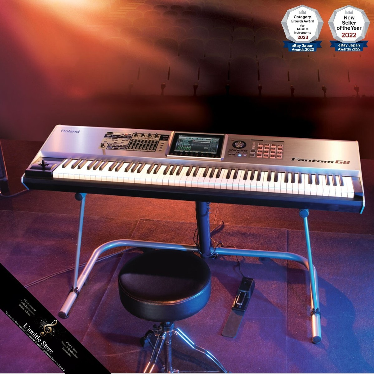 Roland Fantom-G8 Music Workstation FantomG8 Keyboard Live Roland Fantom-G8 Music Workstation FantomG8 Keyboard Live