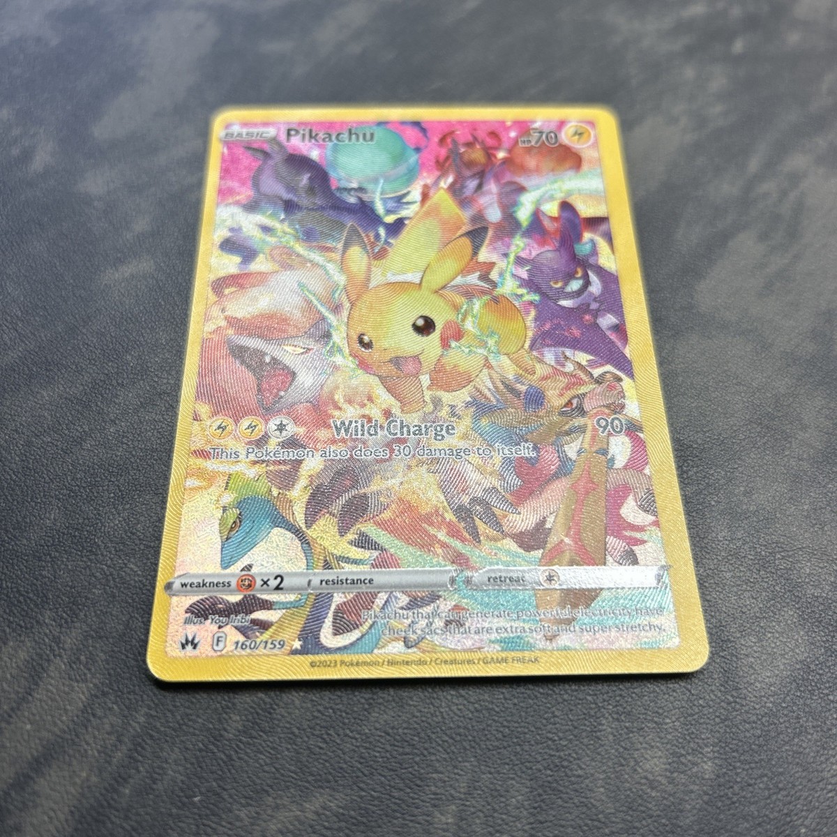 ぱんだこぱんだ③ Pikachu 160/159 Crown Zenith Full Art Secret Rare Pokemon Card