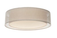 Deckenleuchte Stoff Blendarm Braun Gold E27 Rund Ø50 Cm Deckenlampe Schlafzimmer