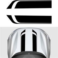 2pcs Car Hood Decal Sticker 33.5 X 6 Auto Racing Stripes Body Side Vinyl 2pcs Car Hood Decal Sticker 33.5 X 6 Auto Racing Stripes Body Side Vinyl