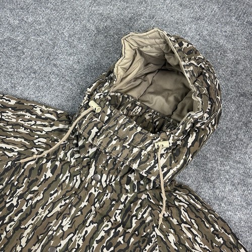 VTG Gamehide Hunting Jacket Mens XL Brown Camo Turkey Duck Shell Loops WP-3 READ - Picture 6 of 19
