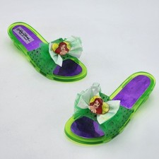 Disney Parks Vintage Little Mermaid Princess Ariel Dress Up Shoes Kid's Size 1-2