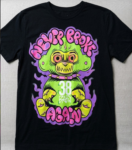 Never Broke Again YoungBoy NBA Monkey Tee Medium