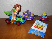 Disney Parks Pixar Toy Story Alien  Woody Pullback Toys