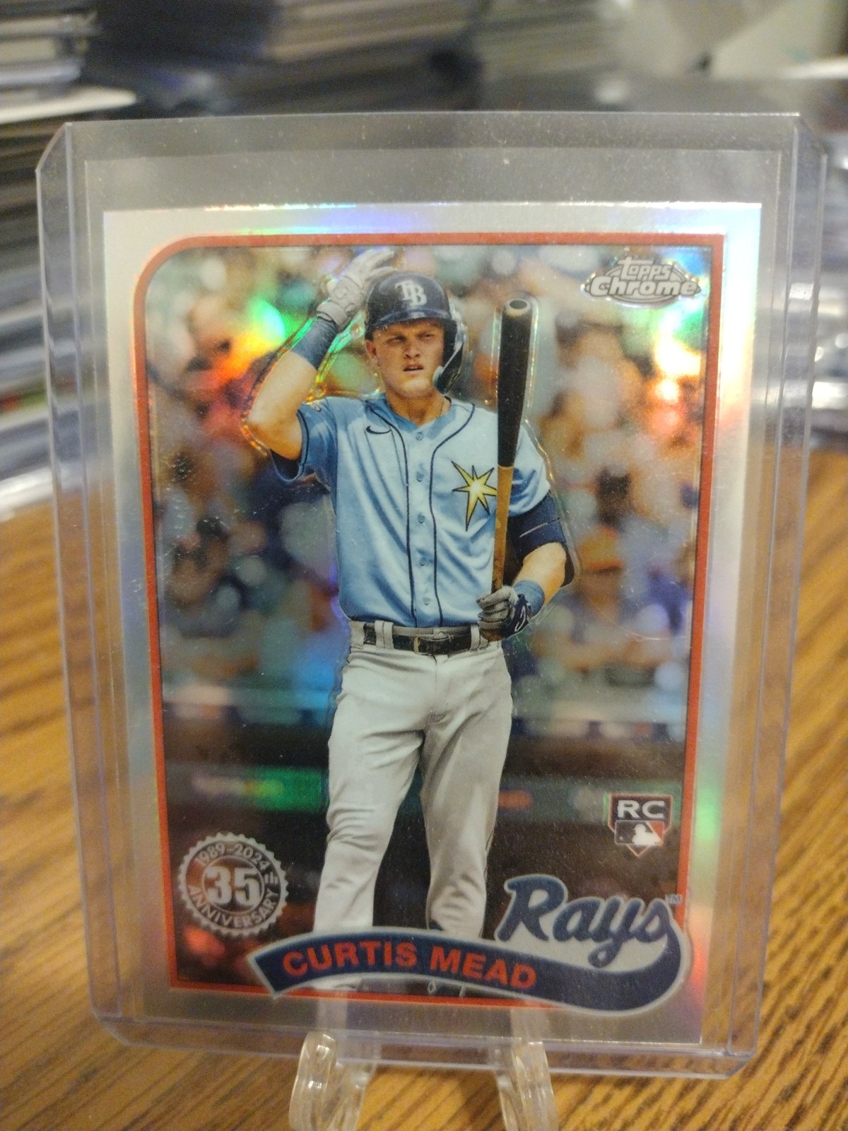 2024 Topps Chrome - 1989 Topps Baseball Curtis Mead #89CB-20 (RC)