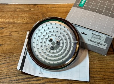 Hansgrohe Raindance Classic 6'' Showerhead 3-Spray Rain 3jet Air Shower, 28471001