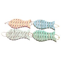 Untersetzer - Fisch Esstisch Aus Holz 16 X 9 Cm Sea-Club