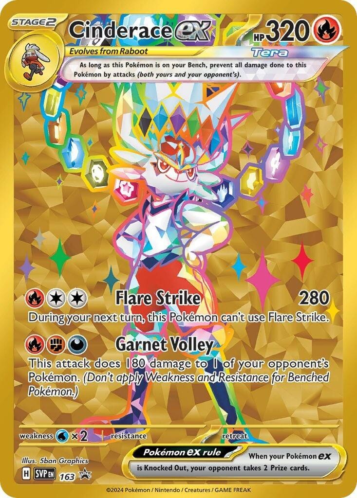 Cinderace ex Holofoil [SVP - 163]