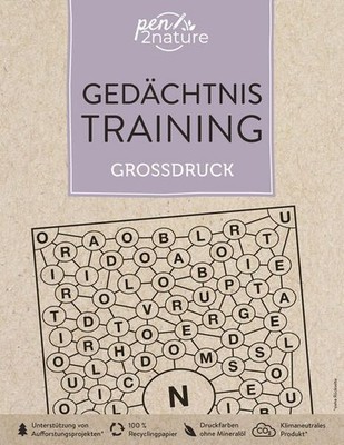 Gedächtnistraining Großdruck: pen2nature: 100 % Recyclingpapier - klim 1579268-2