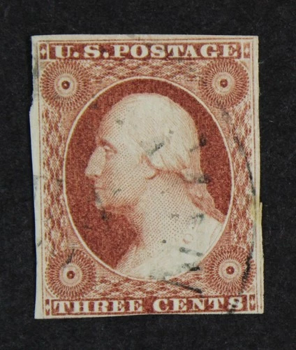 CKStamps: US Stamps Collection Scott#10 3c Washington Used