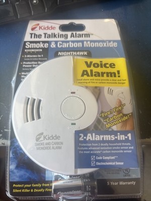 NEW Kidde  KN-COSM-B The Talking Alarm Smoke Fire Carbon Monoxide Detector