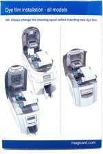 MA300YMCKO Color Ribbon Kit (YMCKO, 300 Prints) for Enduro, Rio Pro, and Pronto