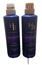 Hair Biology Silver & Glowing Shampoo & Conditioner Set 12.8oz NEW