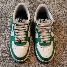 Green/White Popular Mens Sneakers