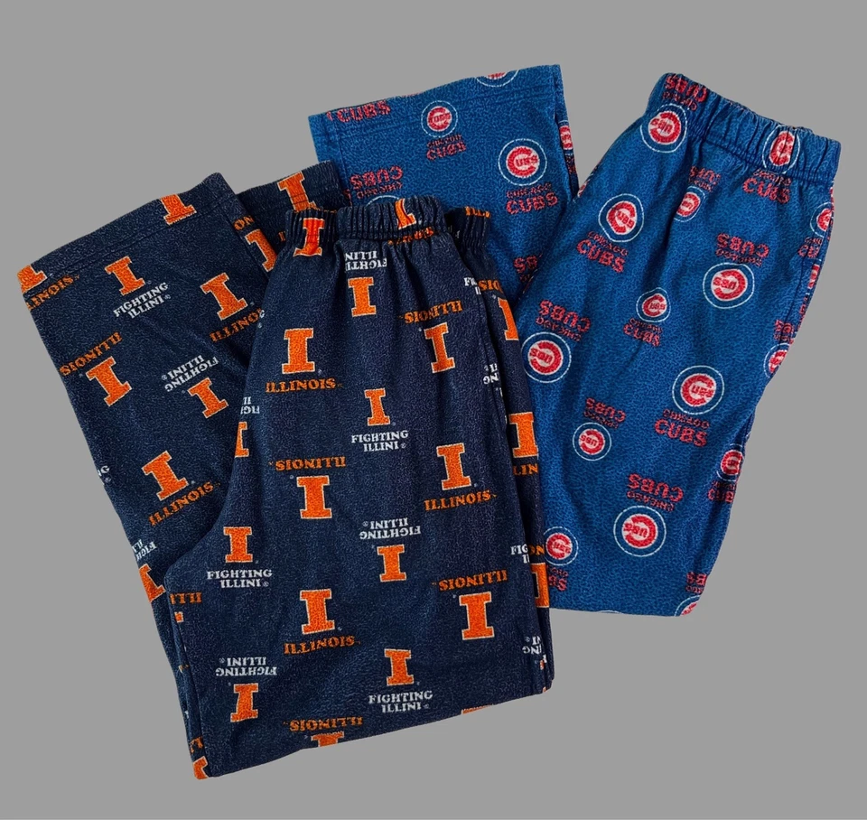 Paquete de 2 pantalones deportivos para dormir de lana para niños L 10/12 Foto 3 de 4