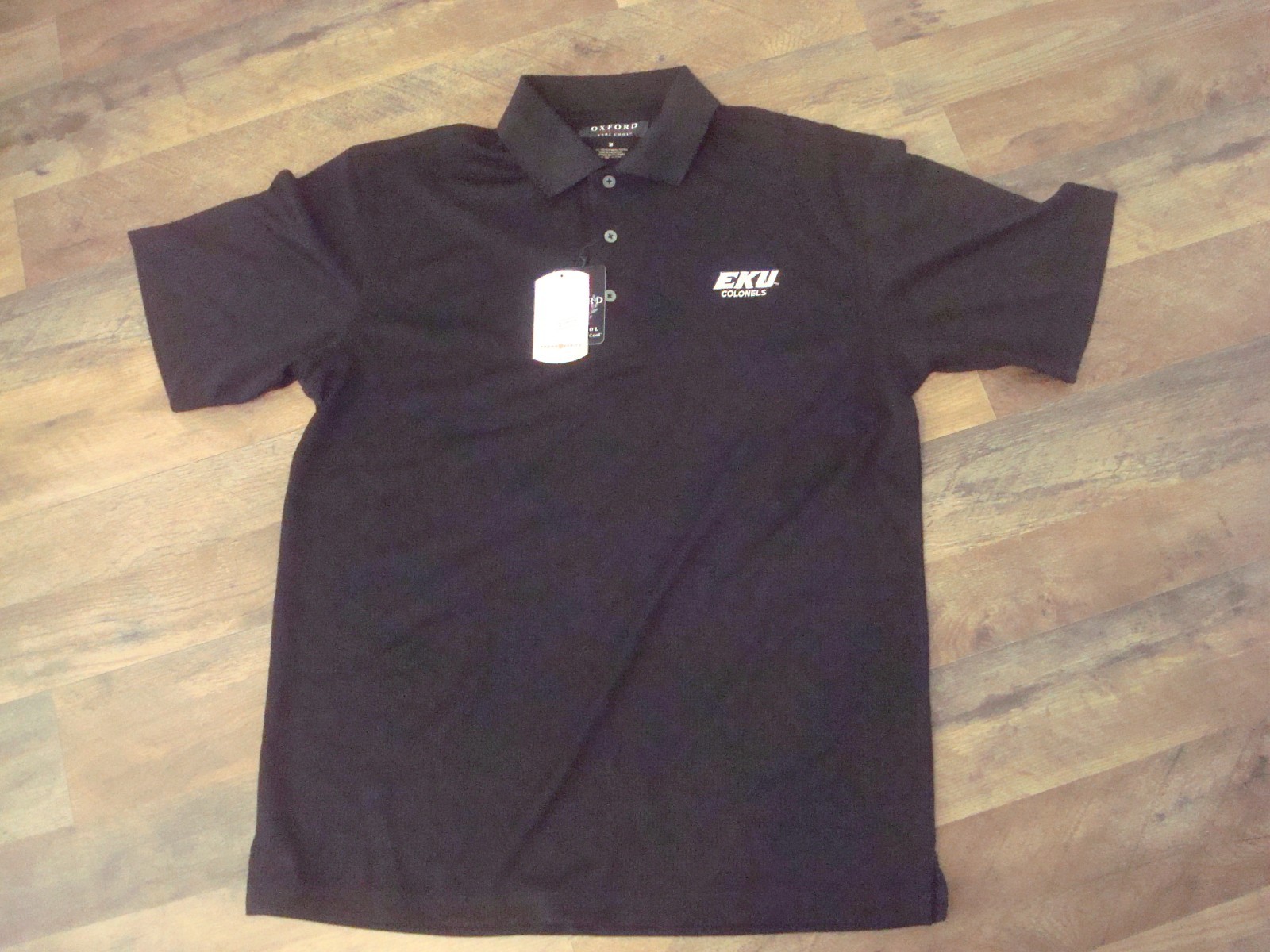 SMALL EKU COLONELS POLO SHIRT GOLF    NEW  SHIRT Y2K DEADSTOCK  VINTAGE ST4