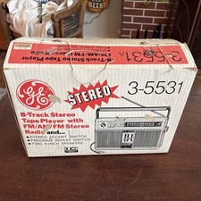Brand New General Electric Am/Fm, Eight Track...