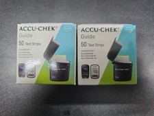 100 Accu-Chek Guide Test Strips Exp 01/30/2027 - New In Box