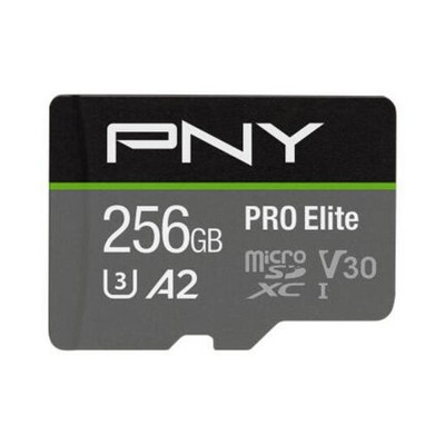 PNY PRO Elite microSDXC UHS-I Speicherkarte 256 GB mit SD-Adapter
