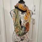 Floral polyester scarf - one size — photo 6