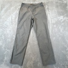 Lee Straight Leg Pants Heathered Gray Relaxed Fit Womens Size 10M