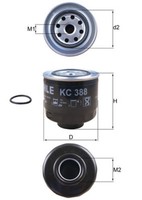 Mahle Kraftstofffilter KC 388D Anschraubfilter FüR Mitsubishi Triton 102,5Mm 16V