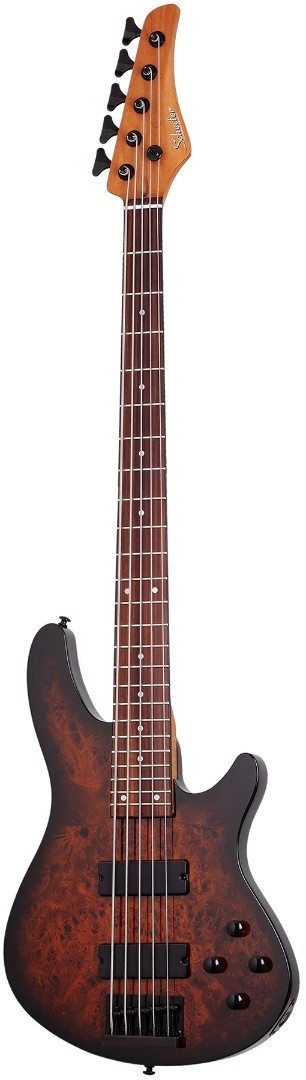 Schecter 3972-SHC C-5 5- - RH - Tobacco Burling 80290₽