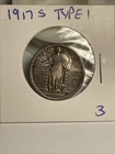 Quarter 1917 S type 1 AU