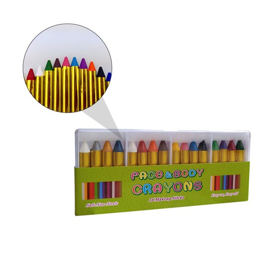 1 Set 16 Colors Face Painting Crayons Body Painting Face Paint for Child - Picture 3 of 12