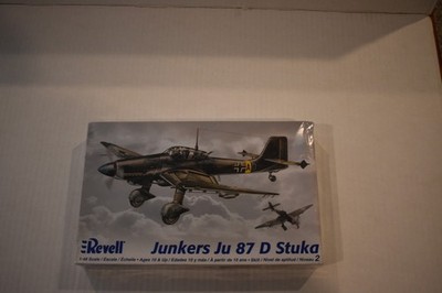 Revell 1/48 Junkers Ju 87D Stuka SEALED + Aires Jumo 211 Engine + True Details W