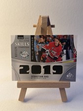 Upper Deck SP Game Used Relic Blends Sebastian Aho Hurricanes #ASRB-SA /125