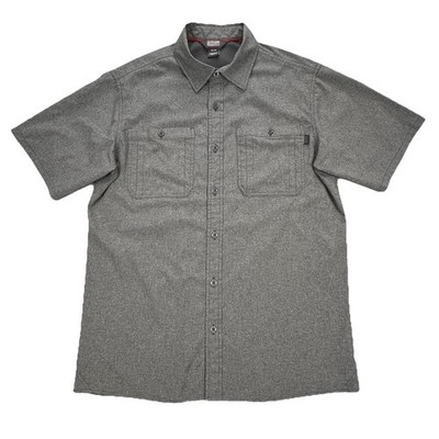 Outdoor Research Wayward Short Sleeve Button Up Tech Shirt Men's Medium Hiking
