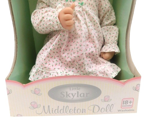 Vintage Middleton Dolls Little Skylar Baby Doll in Original Box Thumb Sucker - Picture 4 of 8