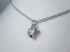 Nina Ricci Rhodium Plated Pendant with Swarovski Crystals - 16-18" length 9379