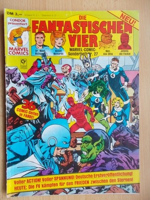 Marvel-Comic,  DIE FANTASTISCHEN VIER, Sonderheft Nr.27, Condor Verlag