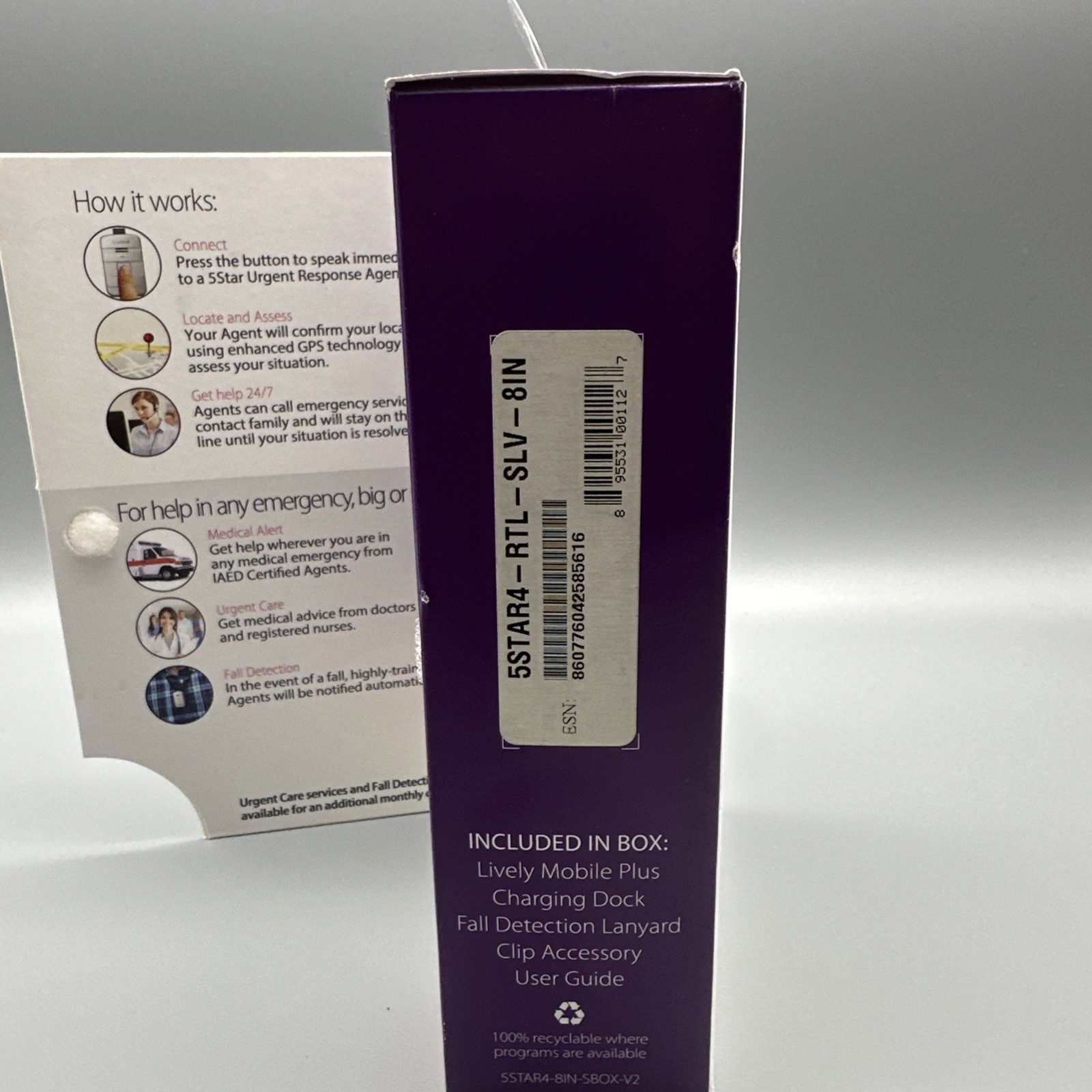 LIVELY  MOBILE GREATCALL MEDICAL ALERT DEVICE