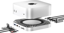 Mac mini M4 Dock Aluminum Stand with HDMI Hub SSD Enclosure
