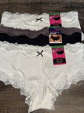 Maidenform 3-Pair Women's Hipster Underwear Modal Blend Panties L