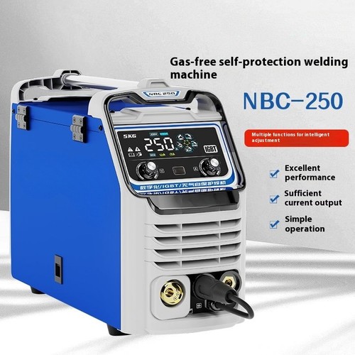 Soldadora blindada con gas grado industrial soldadura eléctrica de doble voltaje - Imagen 1 de 14