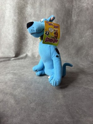 Scooby Doo Plush Sitting Blue Turquoise Toy Factory Plush Doll Figure NWT 9 in