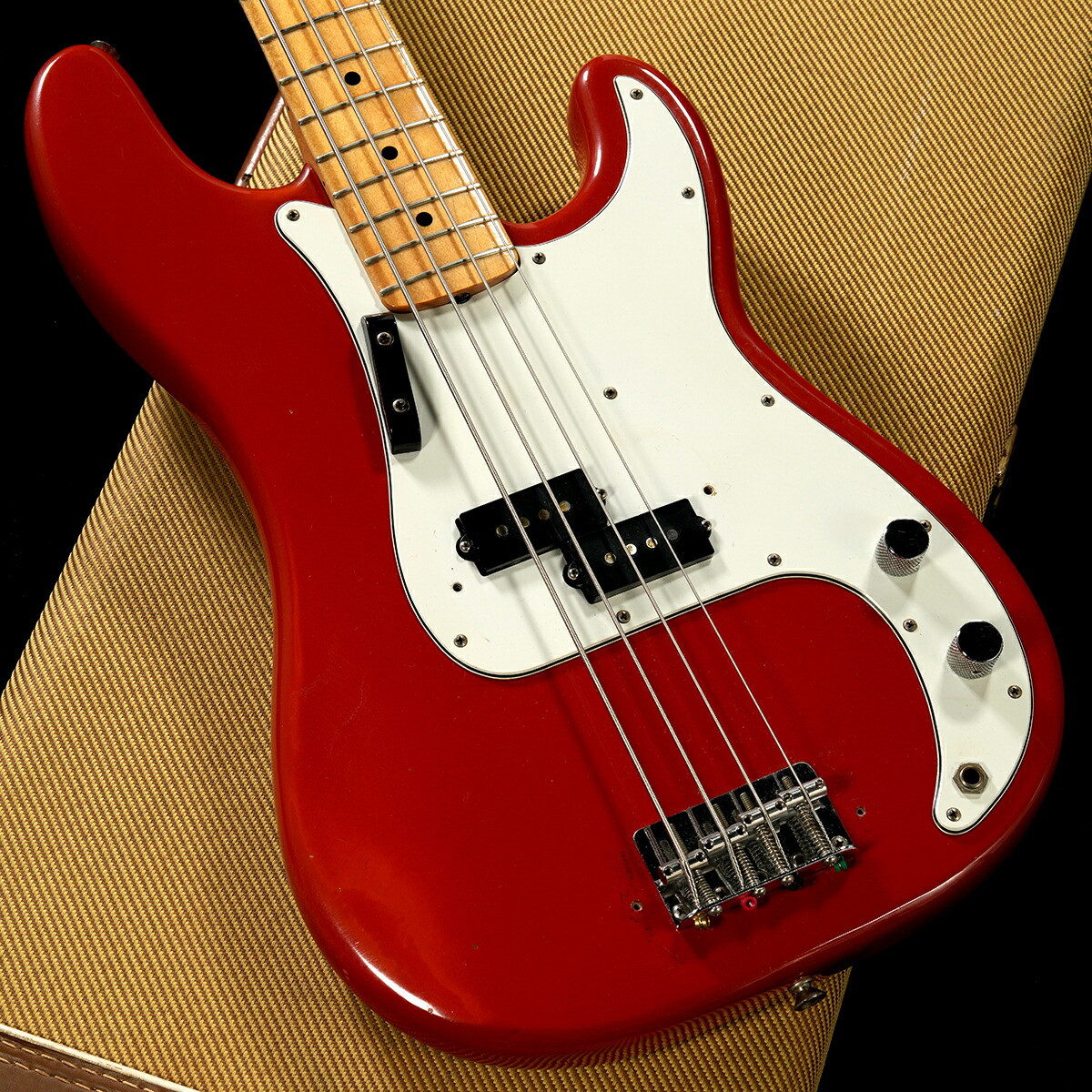 Used FENDER USA / 1980 Precision Bass Morocco Red Electric
