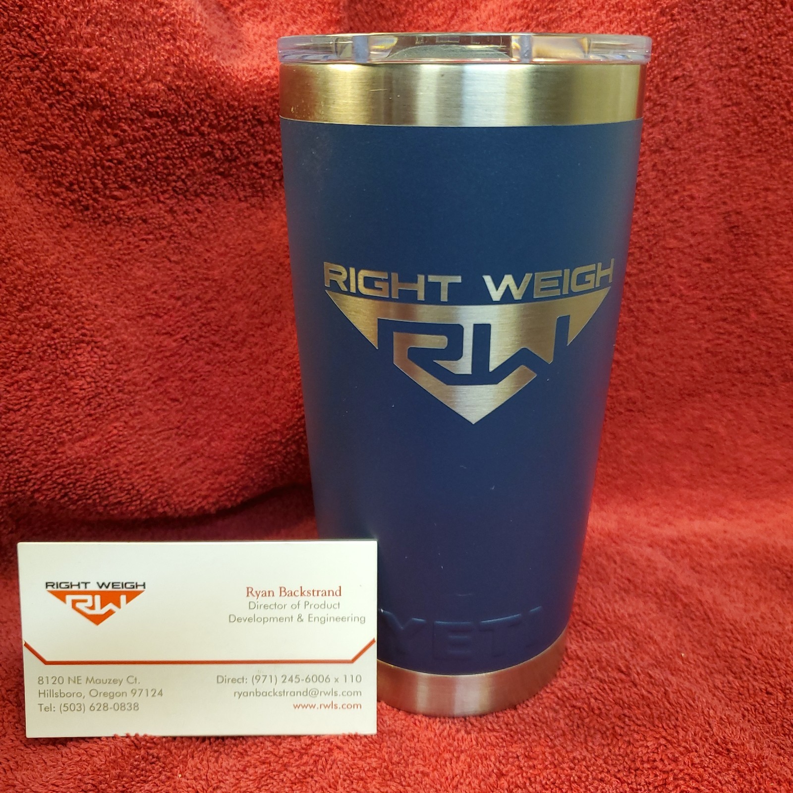 Employee-Only Right Weigh Load Scales YETI Rambler Coffee Cup 201-EBT-01B 310-54