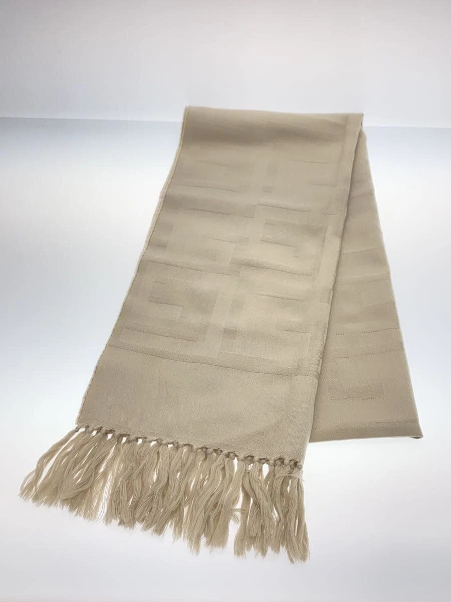 Echarpe femme GUCCI laine beige motif complet occasion