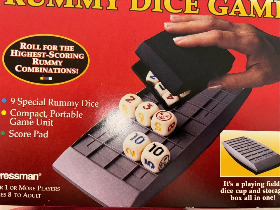 Rummikub Rummy Dice Game 1995 Pressman Toy Corp - Image 3 of 4