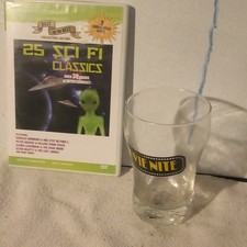25 Sci Fi Classics Collector's Edition DVD Vintage 2005 Movienite glass lot