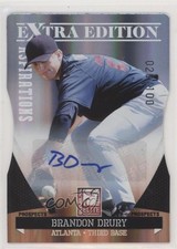 2011 Donruss Elite Extra Edition Prospects 20/100 Brandon Drury #185 Auto i6j