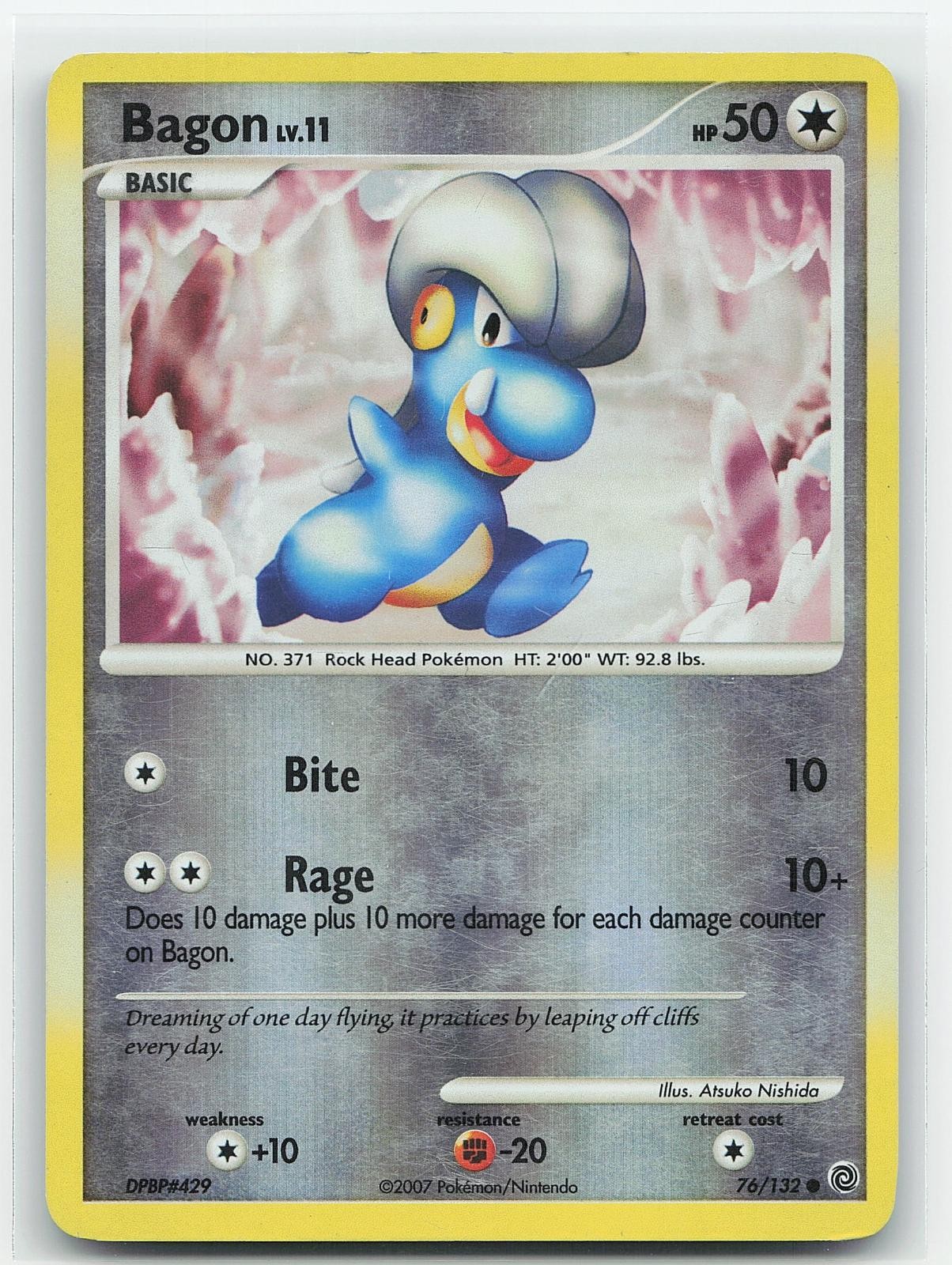 BAGON 76/132 Common SECRET WONDERS REVERSE HOLO MP