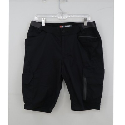 Engelbert Strauss Mens Black Cargo Work Shorts Utility Pockets W36 Tech Outdoor