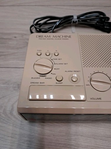 Vintage Sony Dream Machine 1980's ICF-C2W Digital Clock Radio FM/AM Beige New - Picture 12 of 24